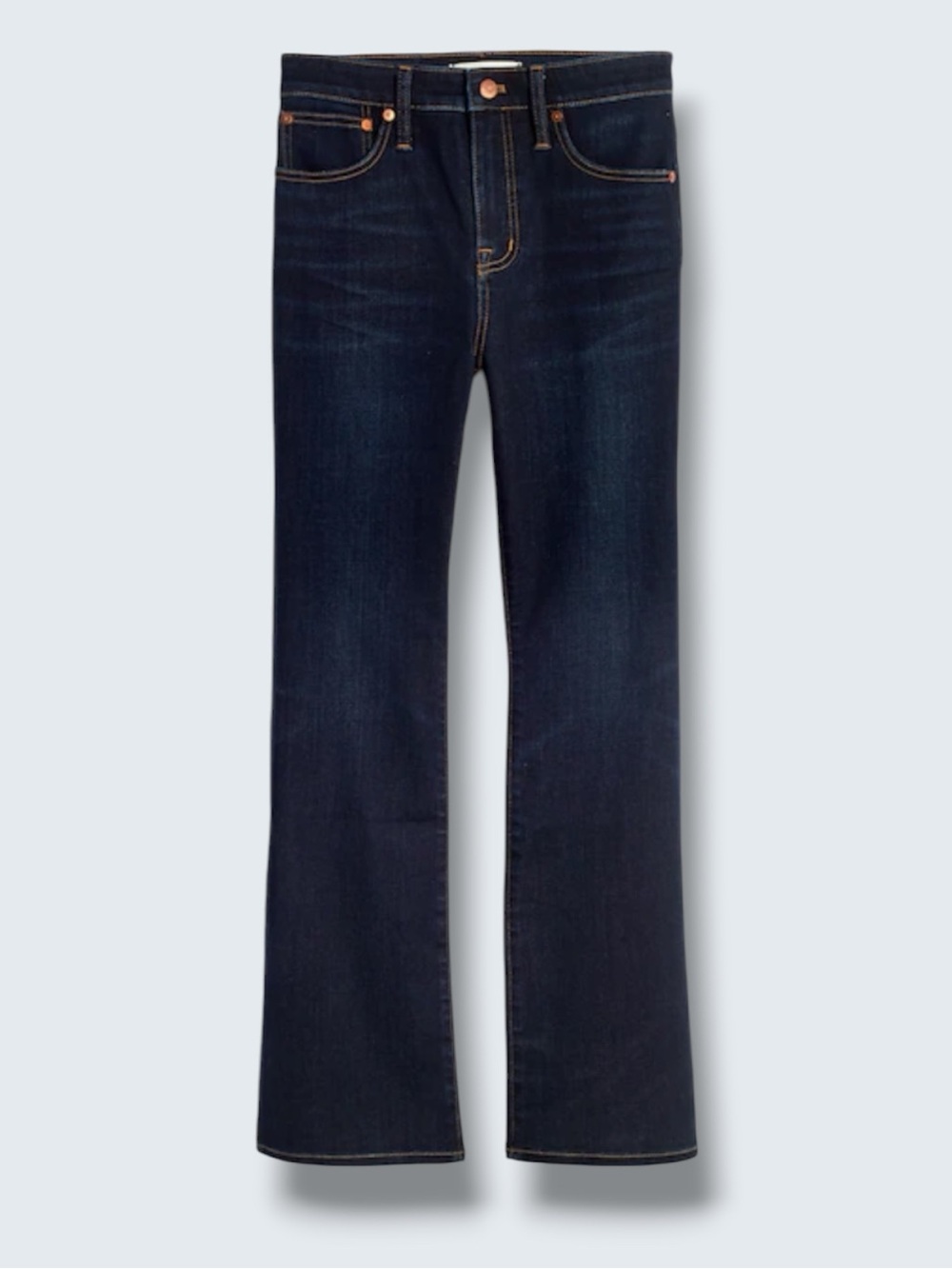 Madewell Curvy Cali Demi-Boot Jeans Larkspur Wash 25  High Rise TENCEL